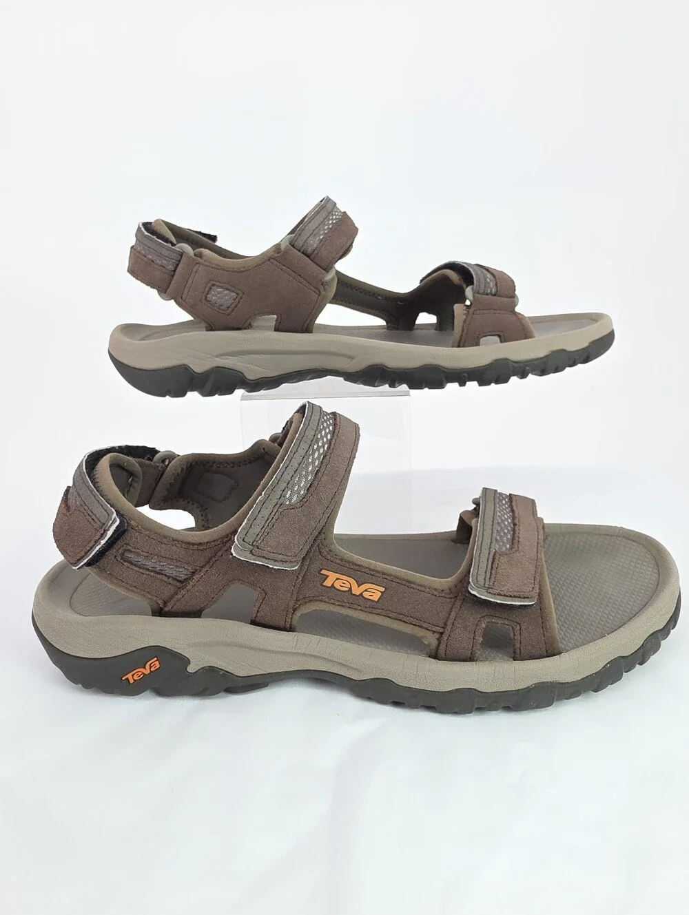 Teva Mens 11 Brown Sport Hiking Sandals Hook Loop Outdoor Trail Comfort 1002403